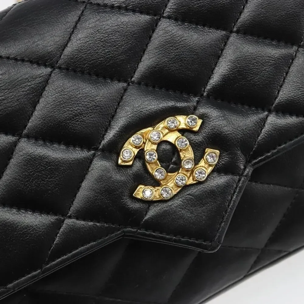 Chanel Matelasse Bijoux Chain Shoulder Bag Black